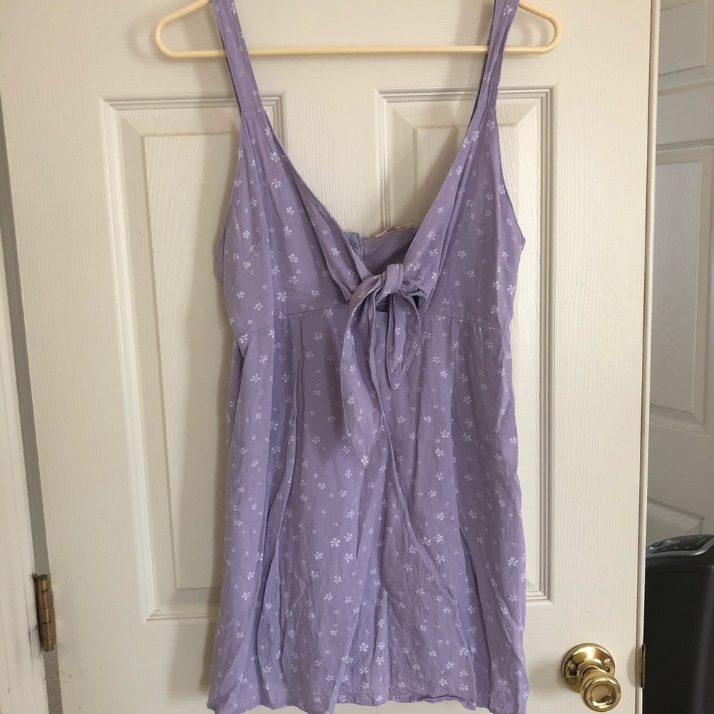 PacSun tie front lilac purple dress